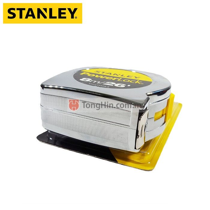 Stanley Stht 33428 8 Powerlock 8m 26 Ft Measuring Tape Tong