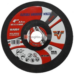 FUTURE-TECH 4" Flexible Grinding Disc 103 x 3.0 x 16mm Stainless Steel Inox