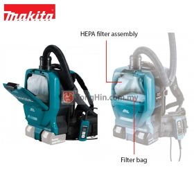 MAKITA DVC260Z 18Vx2 Cordless Backpack Vacuum Cleaner